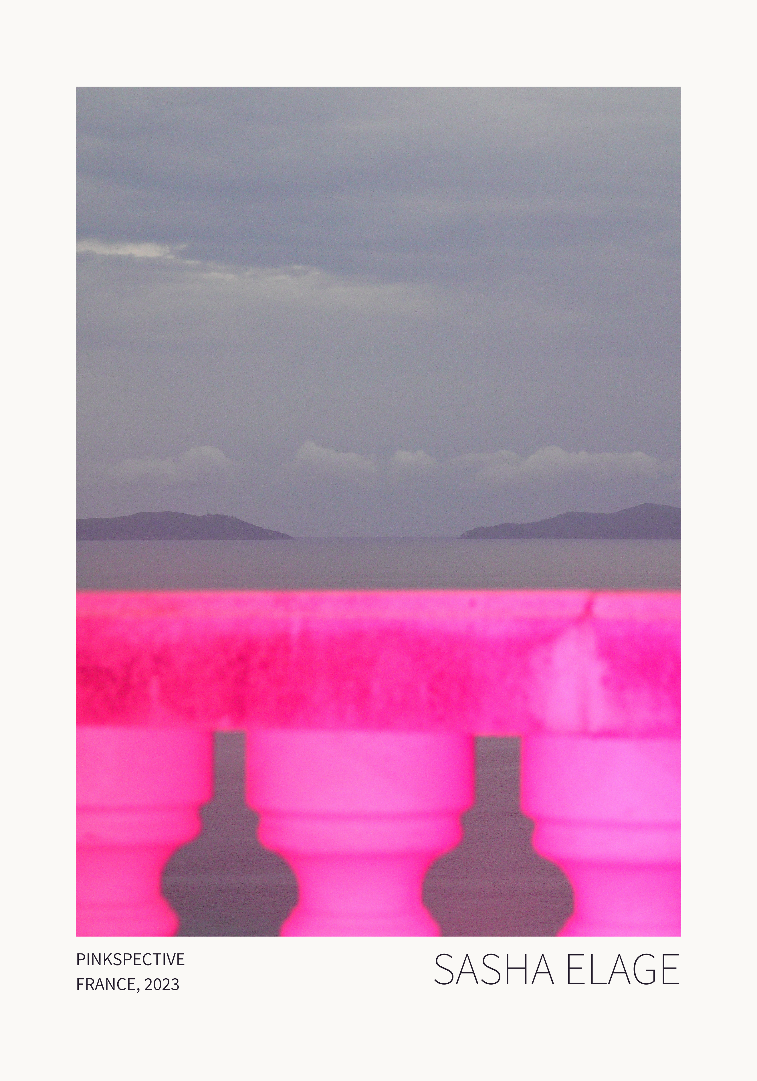 Pinkspective - Framed Canvas