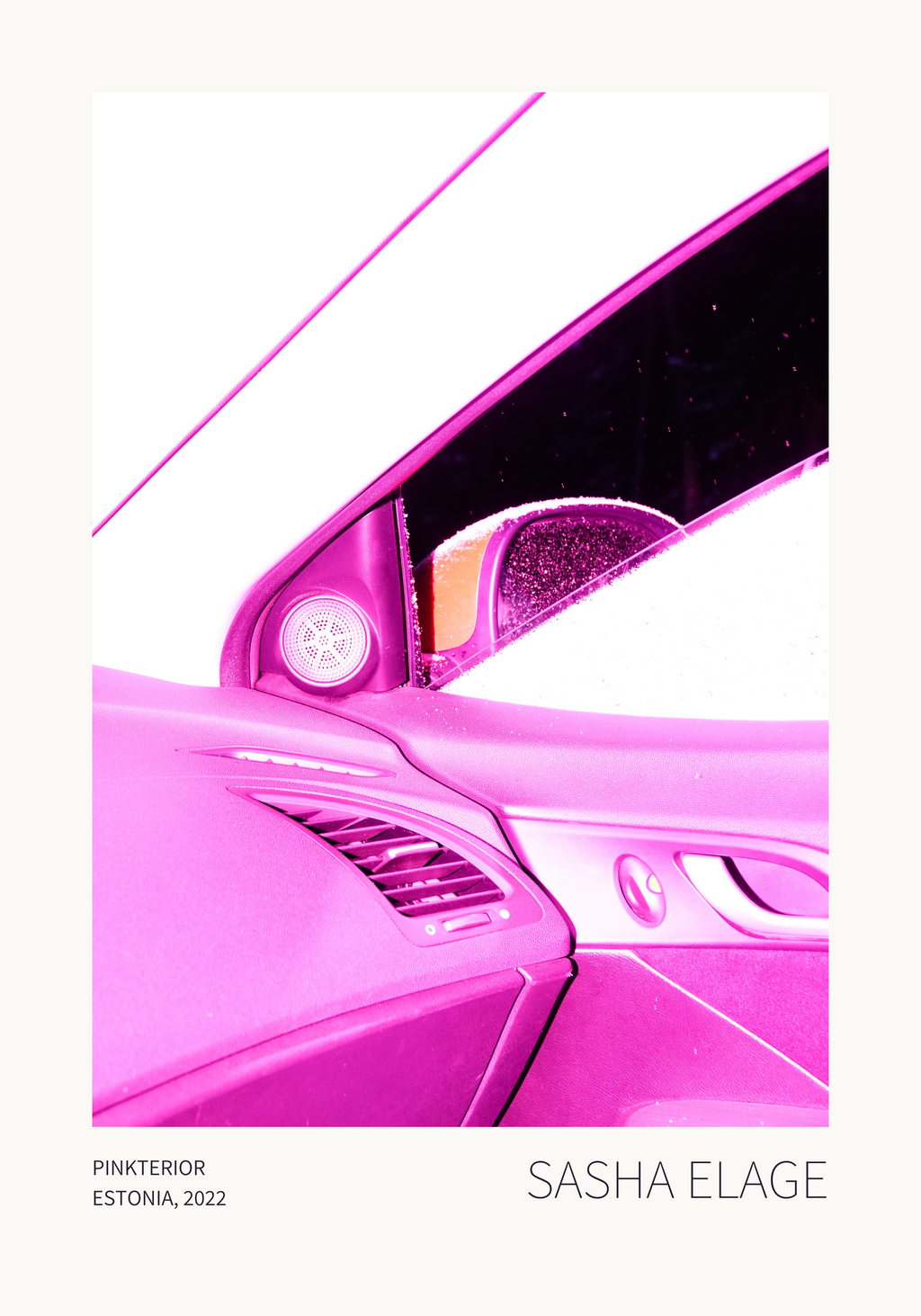 Pinkterior - Framed Canvas