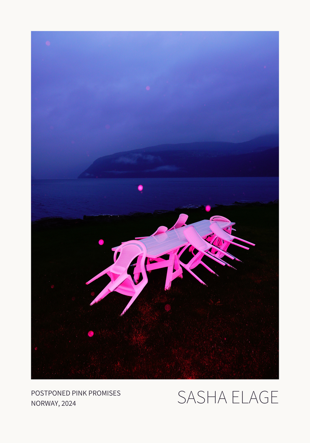 Postponed Pink Promises - Framed Canvas