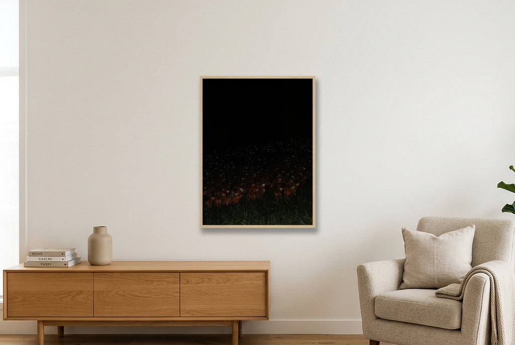 Constellambs - Limited Edition — 60×80cm, 24×31" Oak Frame
