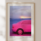 Pink Car and a Sunrise