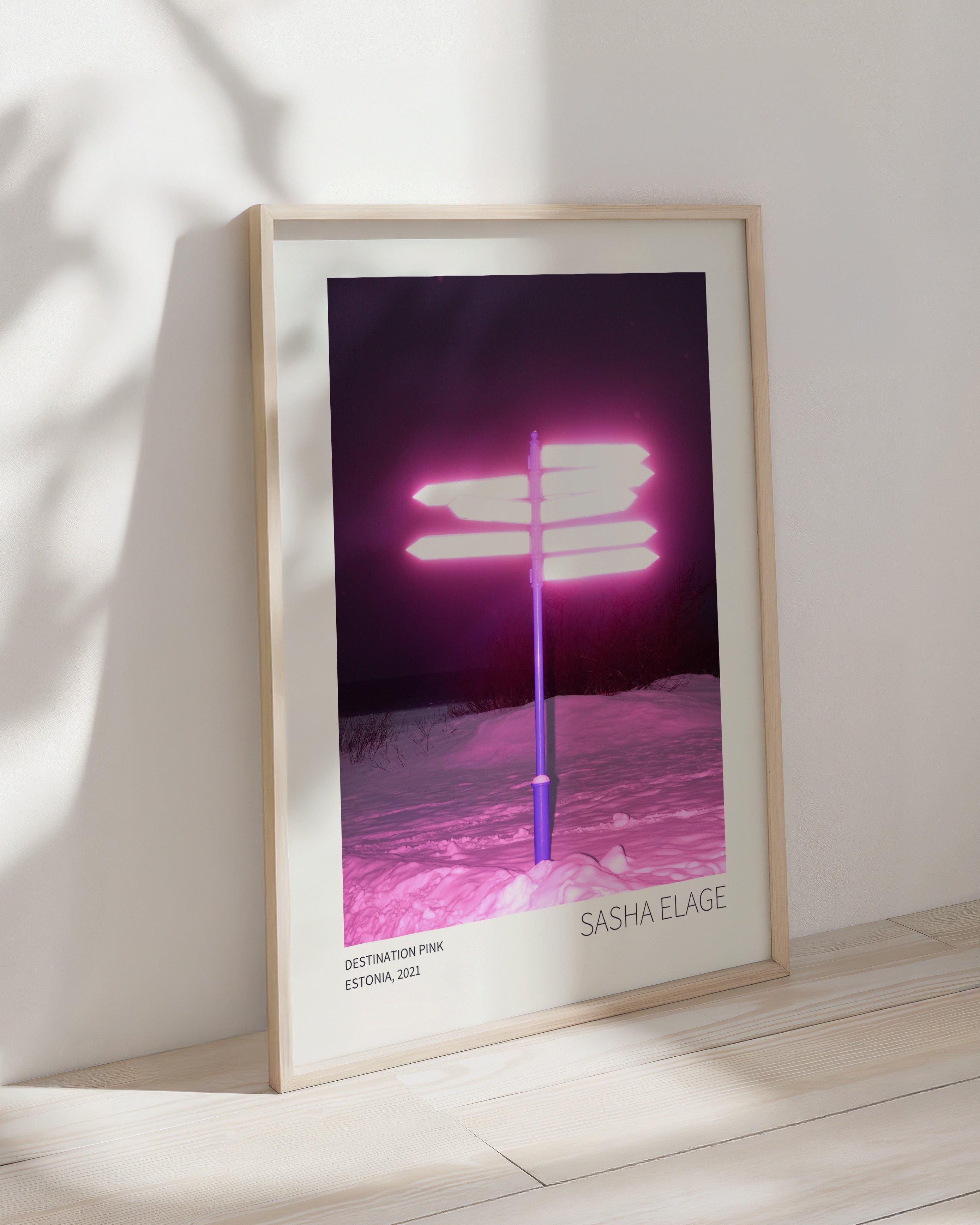Destination Pink - Framed Canvas