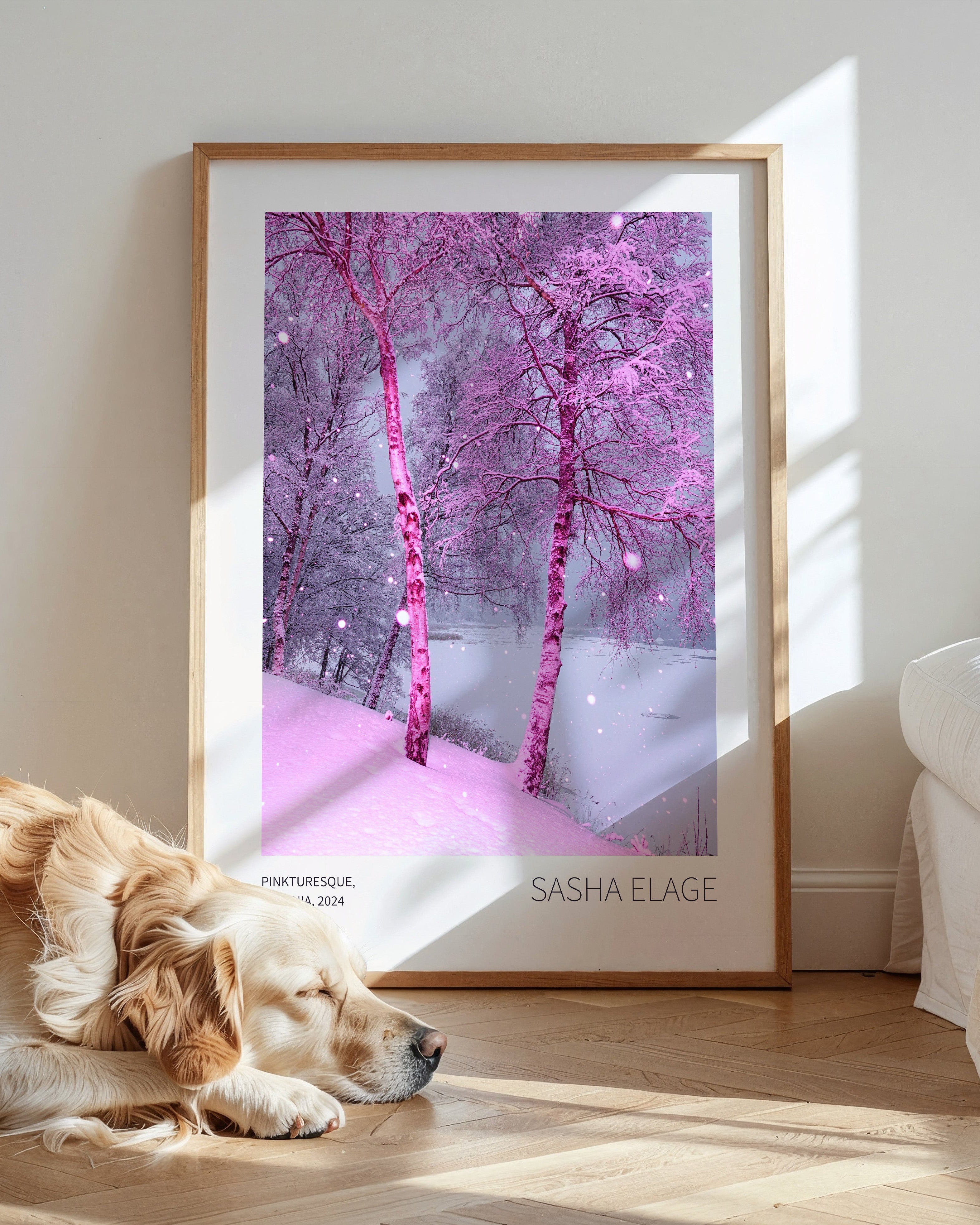 Pinkturesque - Framed Canvas