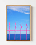 Pinkorama - Framed Canvas
