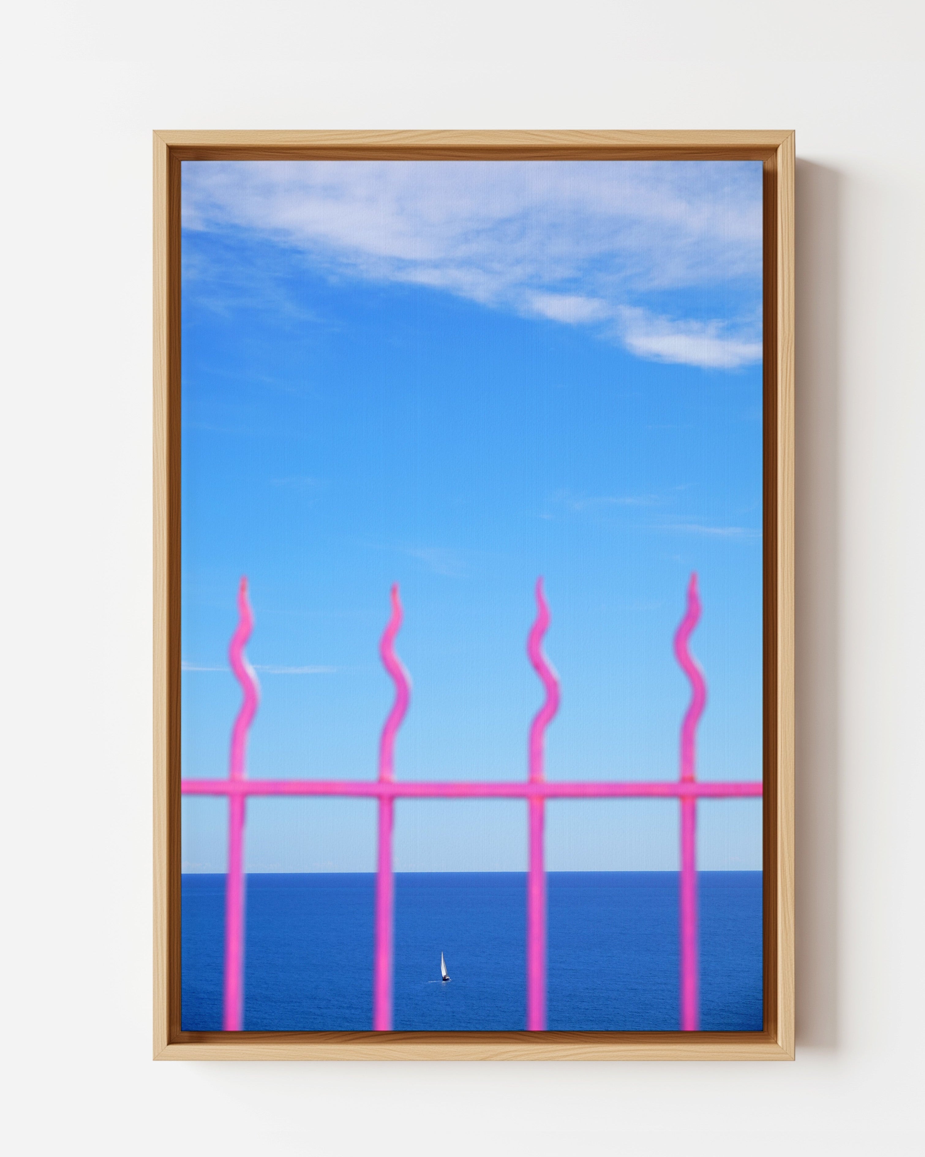 Pinkorama - Framed Canvas