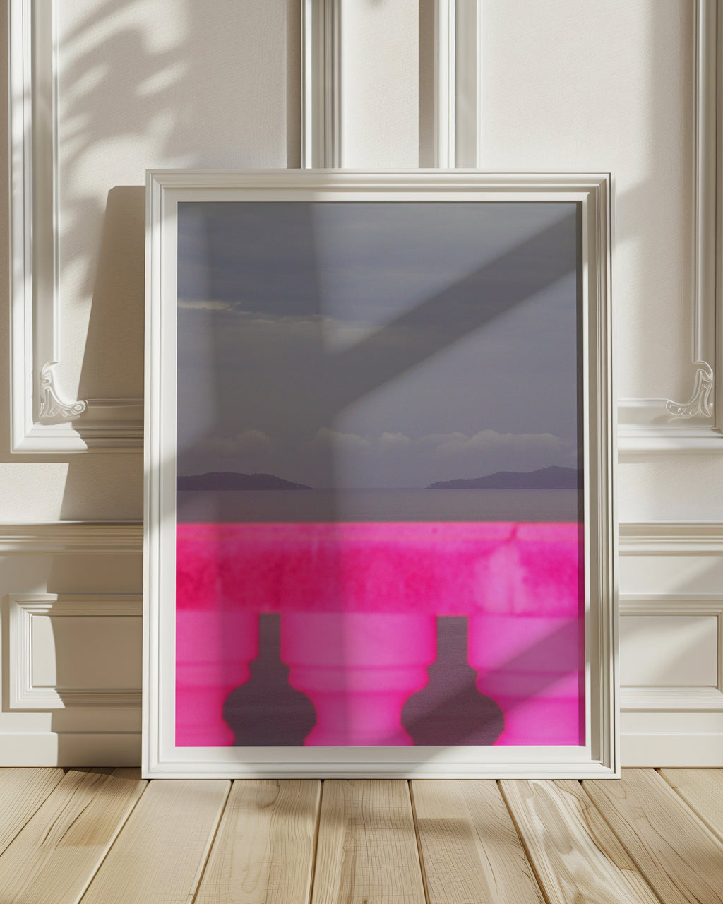 Pinkspective - Framed Canvas