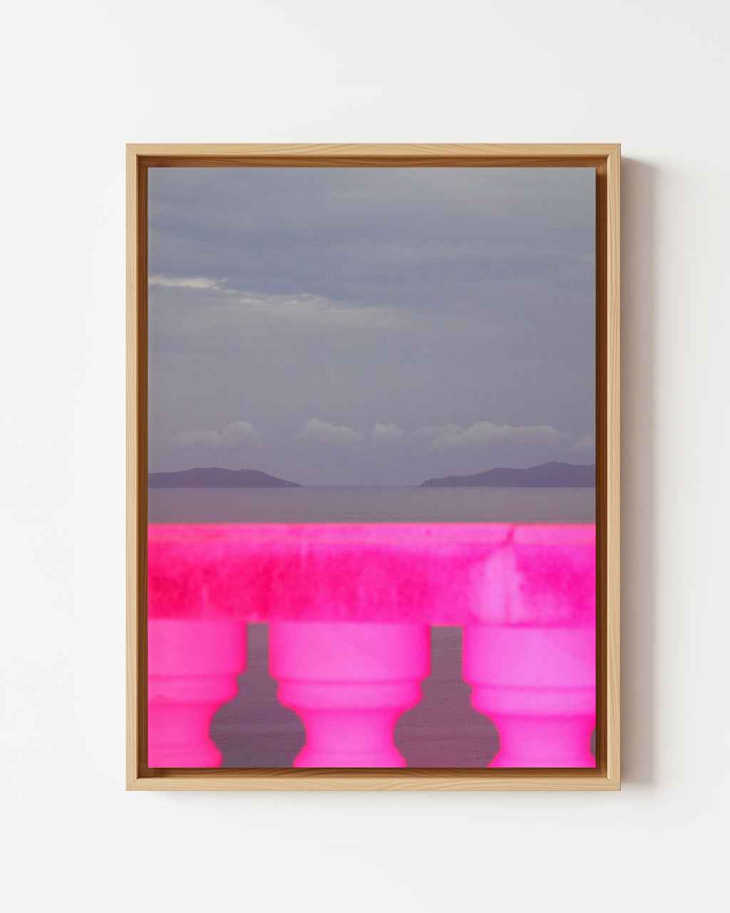 Pinkspective - Framed Canvas