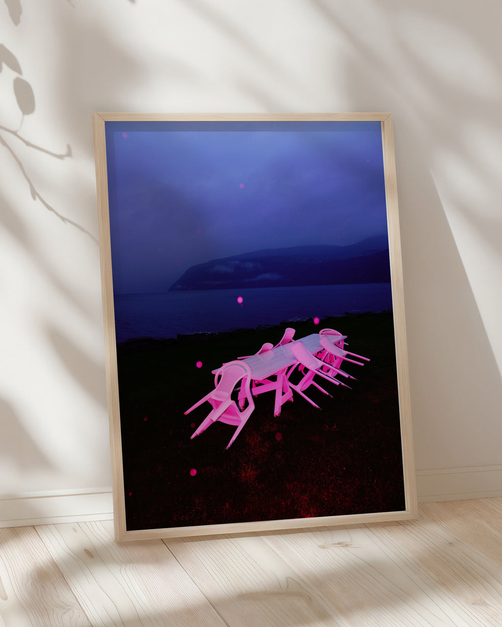 Postponed Pink Promises - Framed Canvas