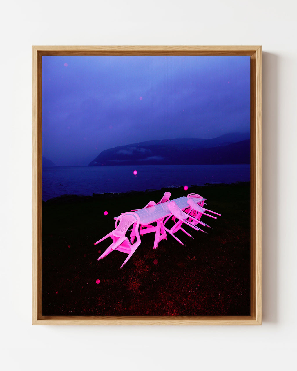 Postponed Pink Promises - Framed Canvas