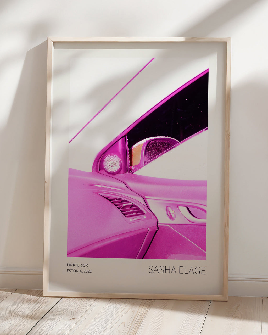 Pinkterior - Framed Canvas