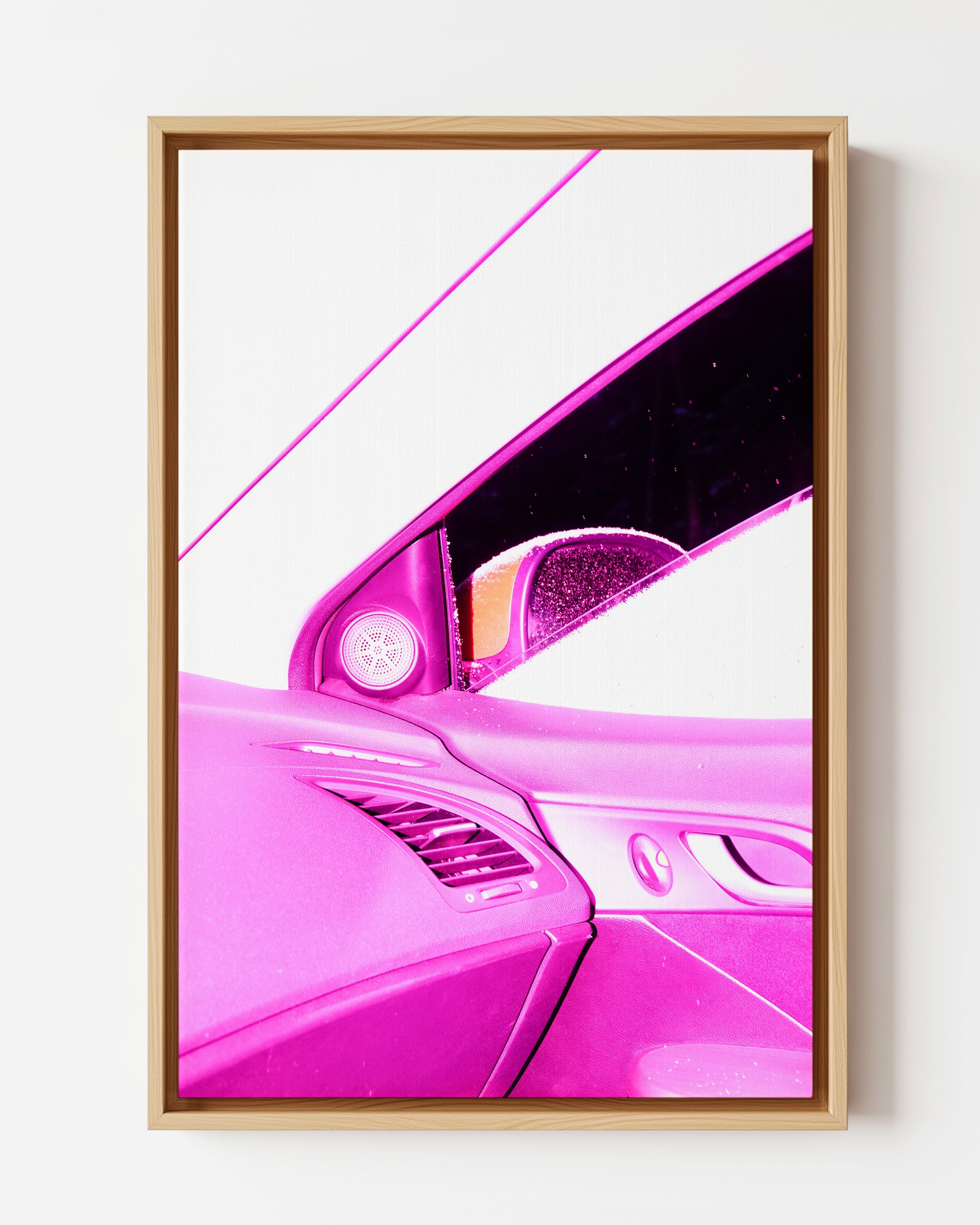 Pinkterior - Framed Canvas