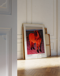 Red Horse with a Fringe - Open Edition