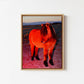 Red Horse with a Fringe