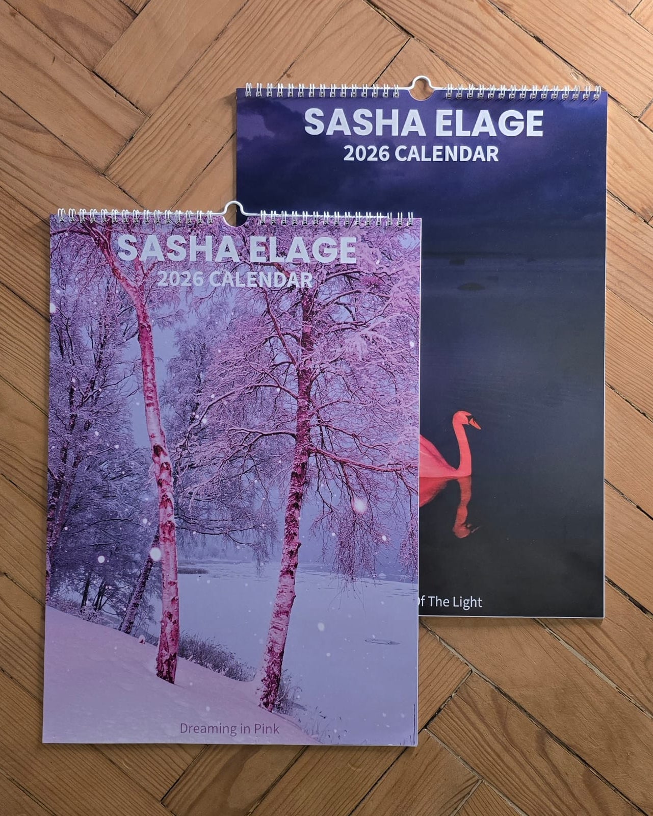 (BUNDLE) 2 calendars for $99 (save $19) 2026 Dreaming in Pink & Creatures of the Light