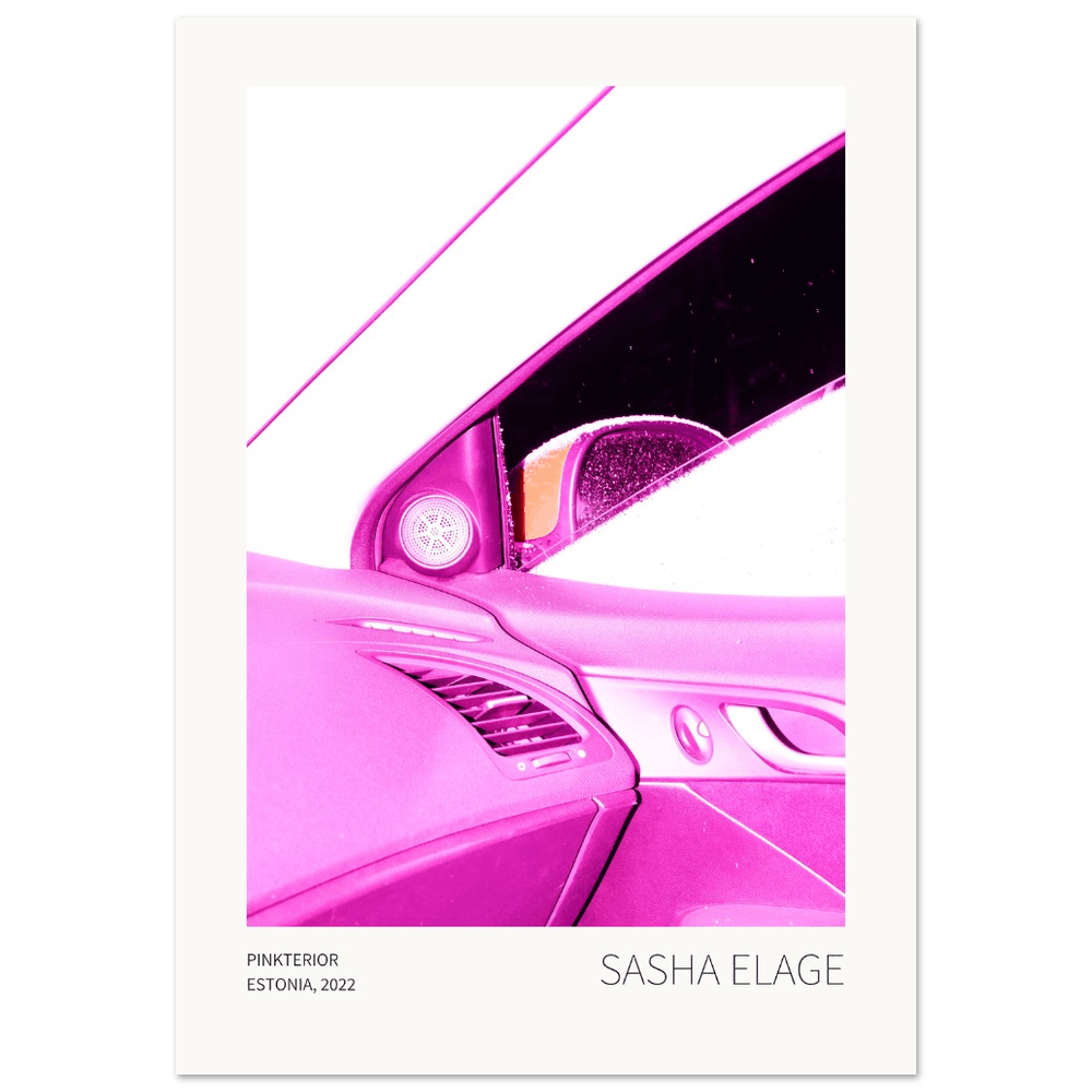 Pinkterior, fine art photograph by Sasha Elage, Dreaming In Pink collection