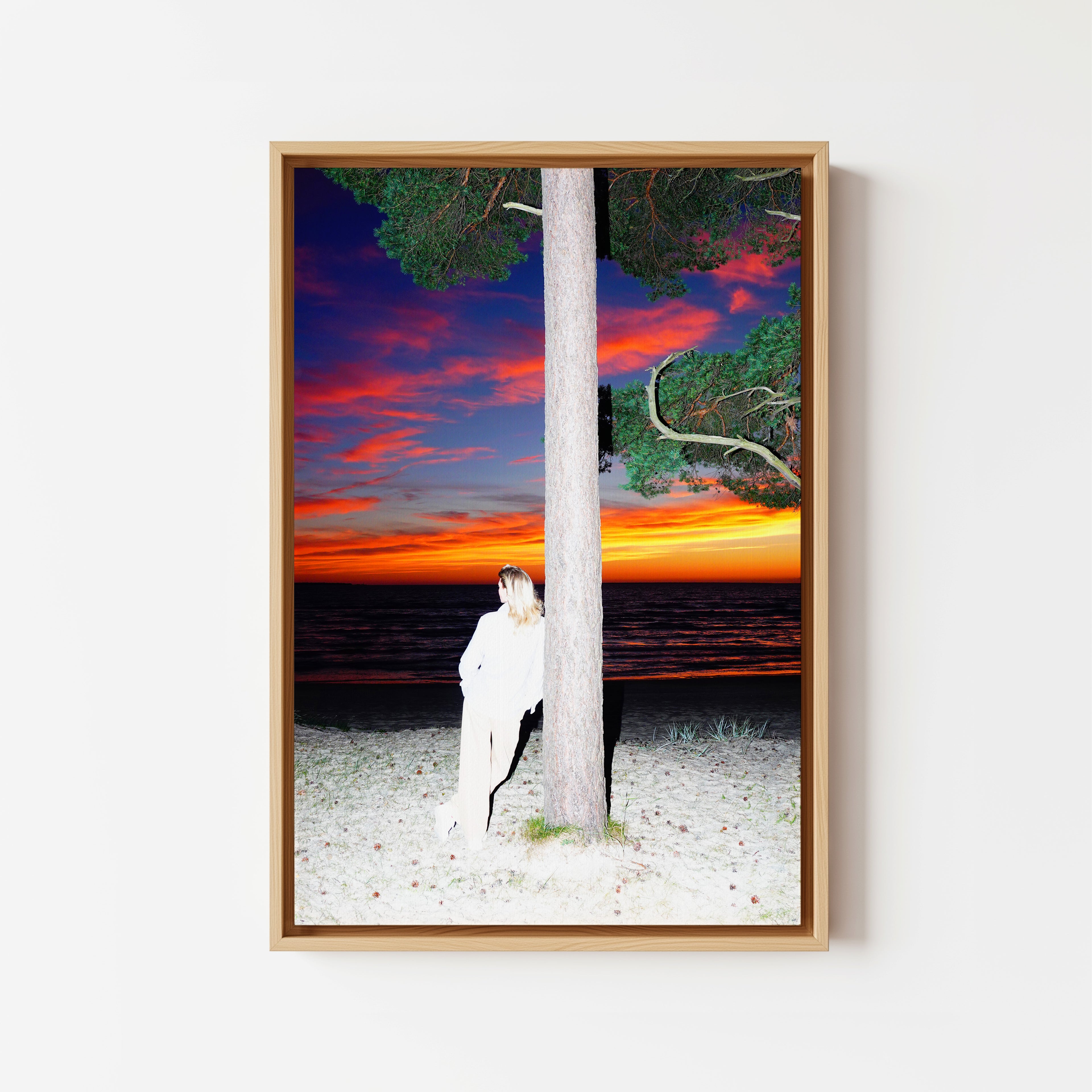 Tree for Lou - Framed Canvas