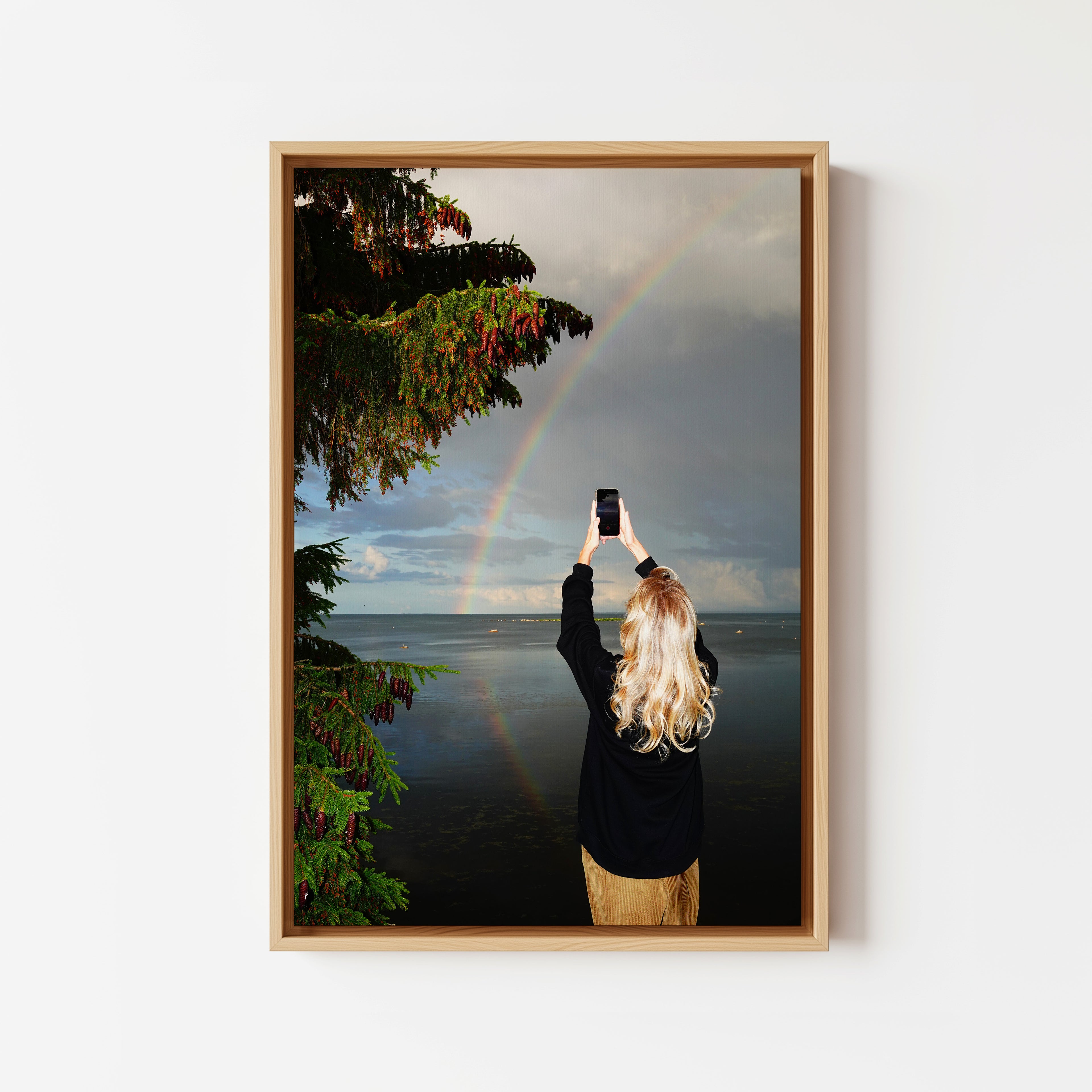 She’s a Rainbow - Framed Canvas