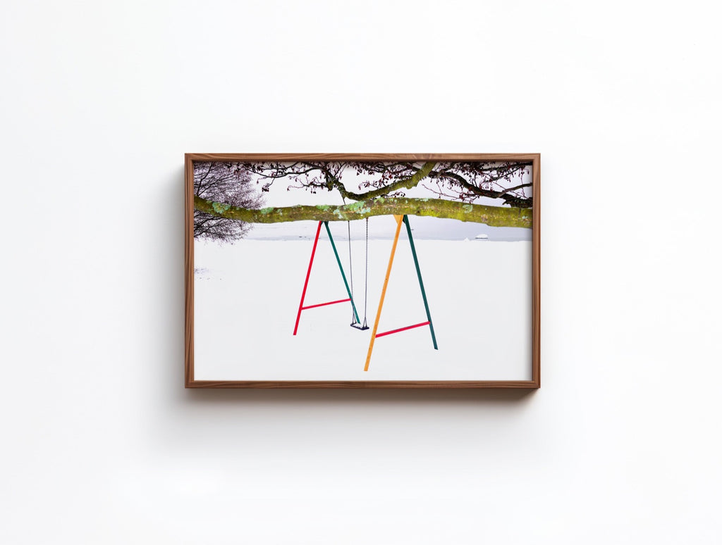 Too Cold to Play, fine art photograph by Sasha Elage, The Secret Place collection
