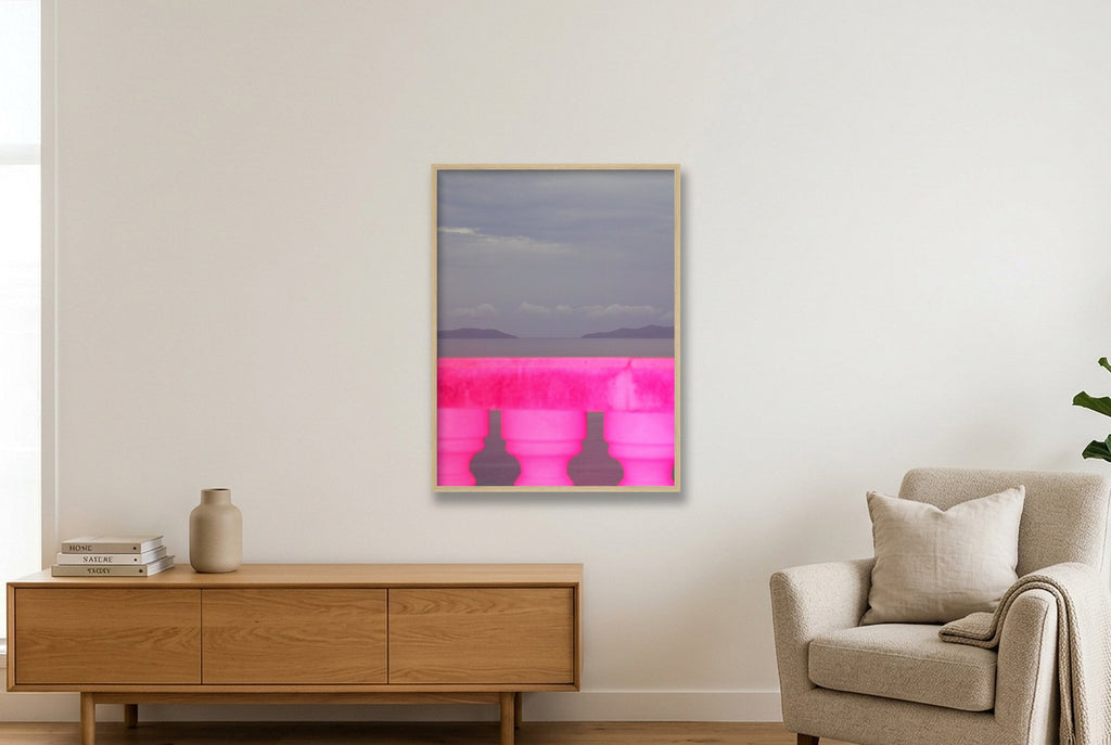 Pinkspective - Limited Edition — 60×80cm, 24×31" Oak Frame
