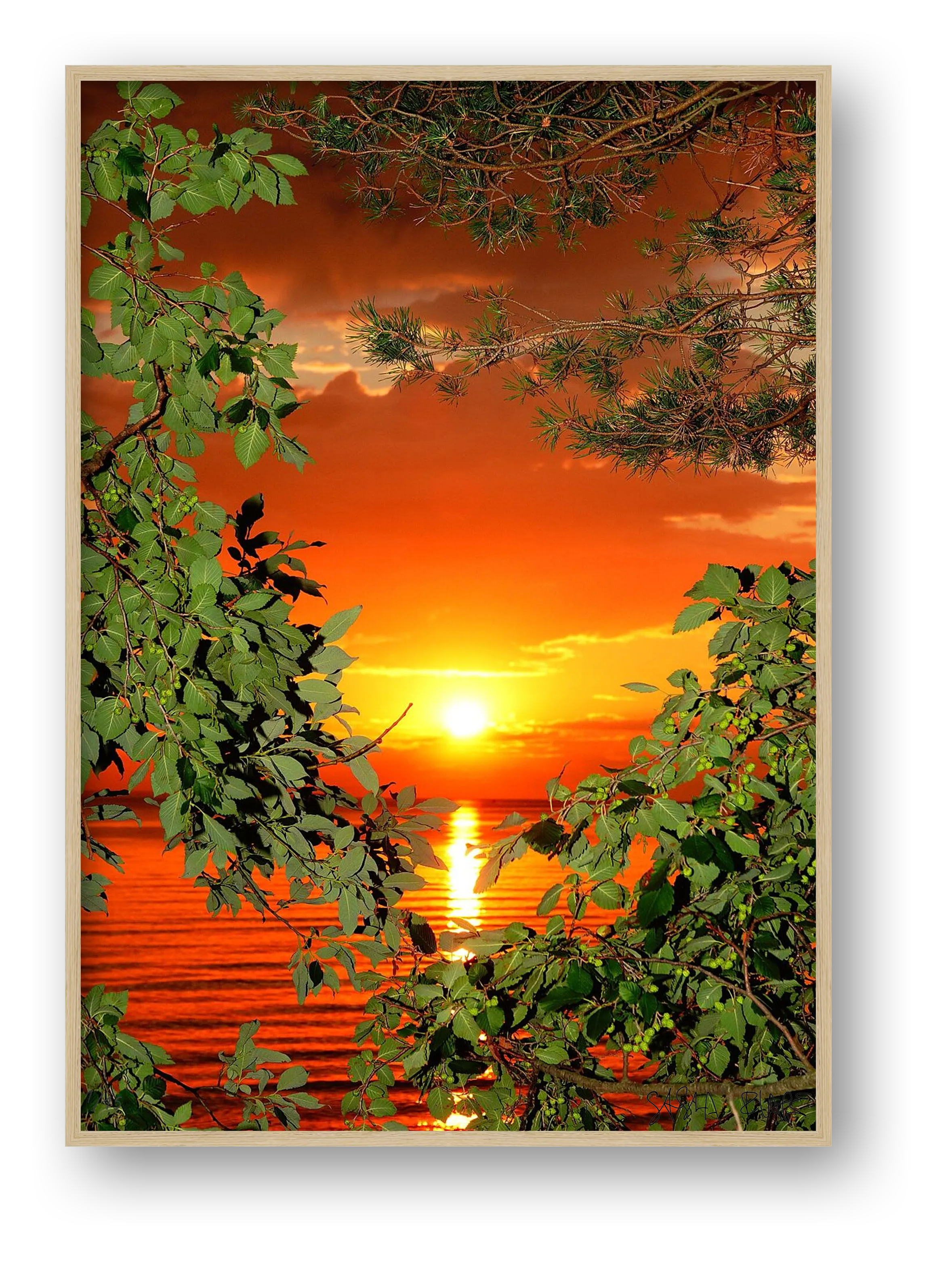 Magic Sunset - Limited Edition — framed