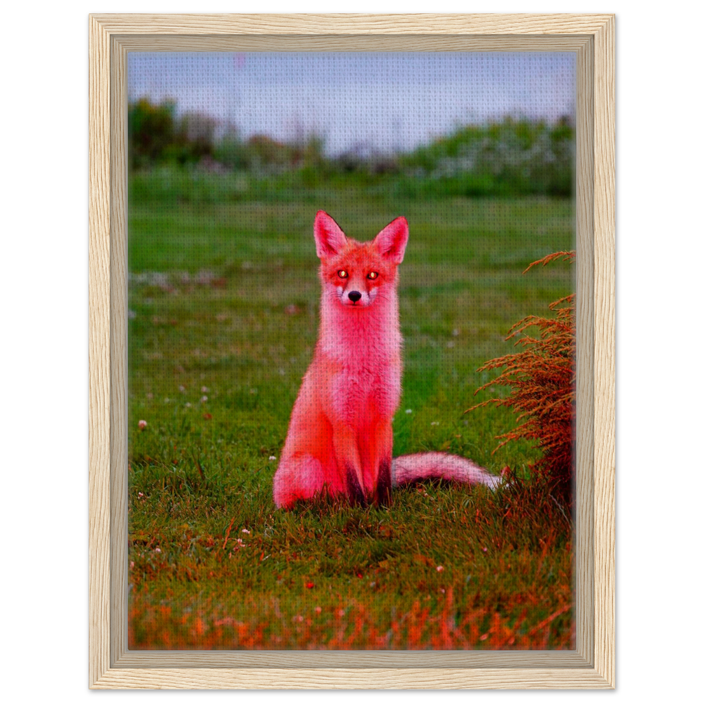 His Royal Pinkness - Framed Canvas