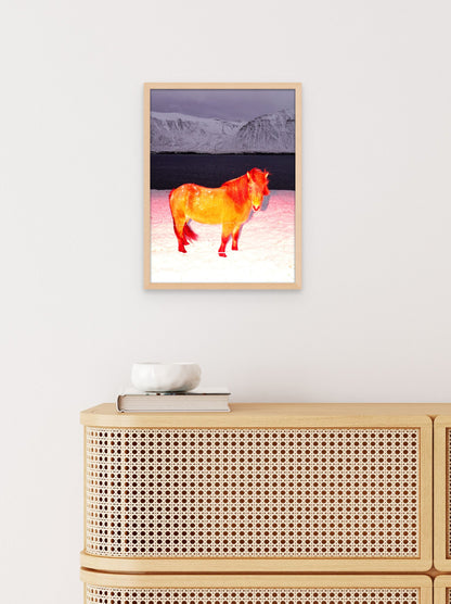 The red horse